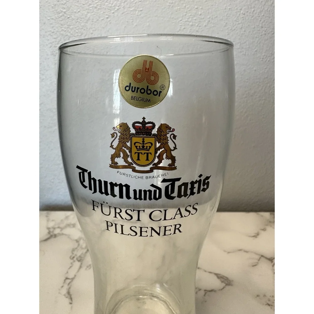 4 Vintage German Beer Pilsner Pint Glasses.‎ 8